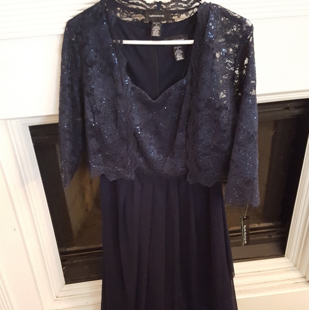 Dark blue dress